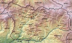 Mapa base - Distrito Cospán