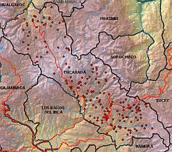Mapa base - Distrito Encañada