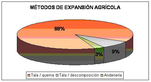Métodos de expansión agrícola